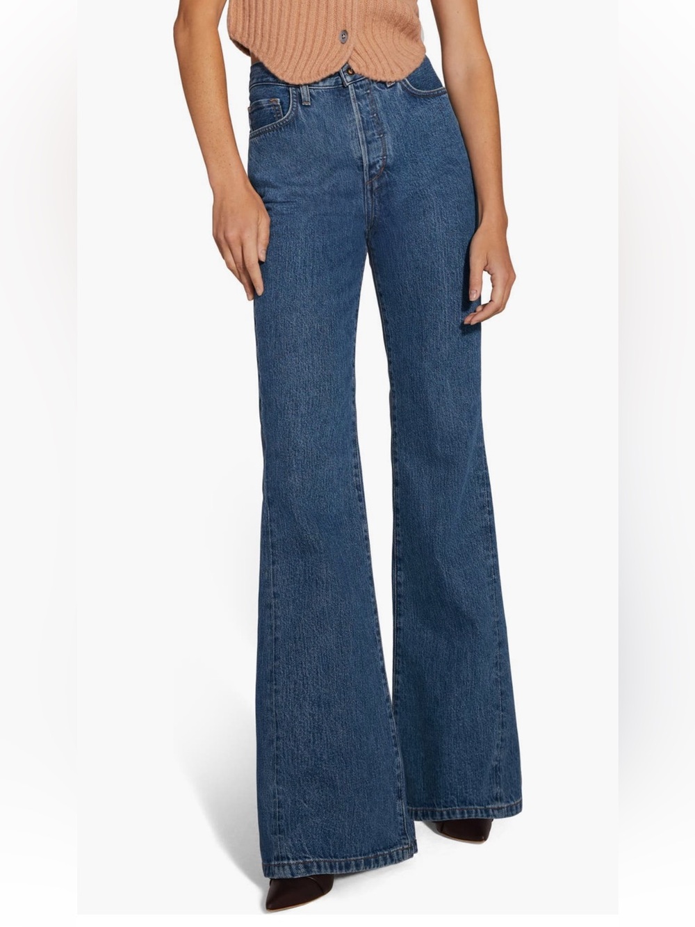 Favorite Daughter Valentina Super High Rise Flare Montreal 70s Inspired Retro